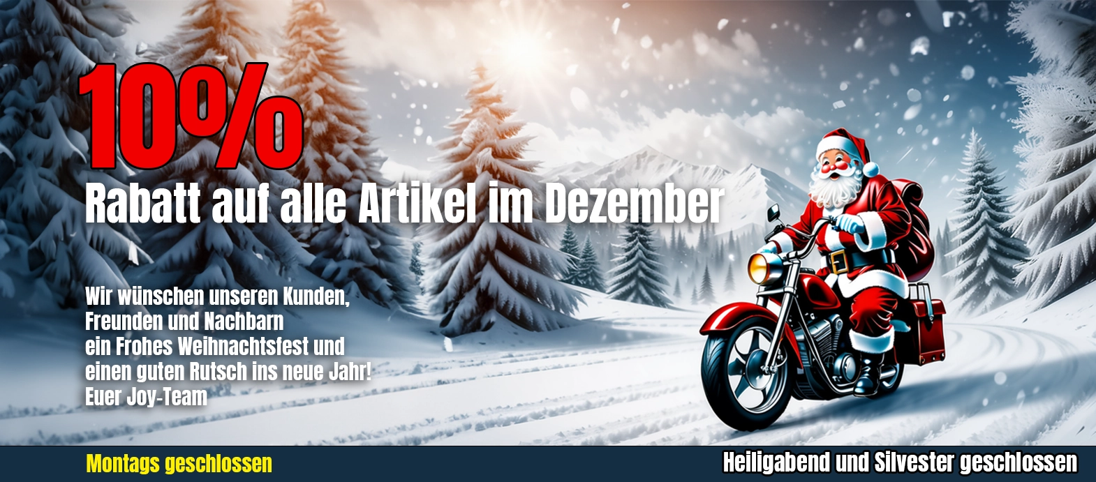 10% Rabatt im Dezember