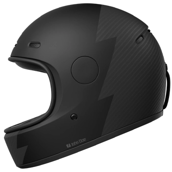 John Doe One Helmet Frozen Black:Carbon