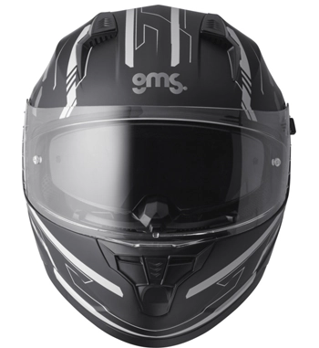 Hexago 2Helm graphic matt grau
